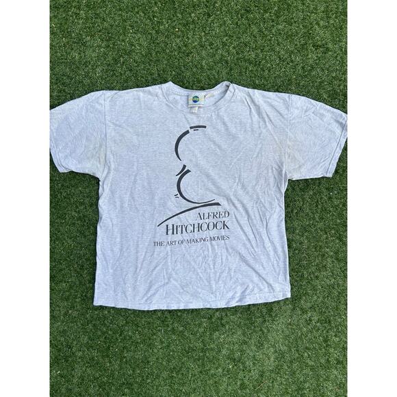 1985 Vintage Alfred Hitchcock T-Shirt - Men's XL - Picture 1 of 3